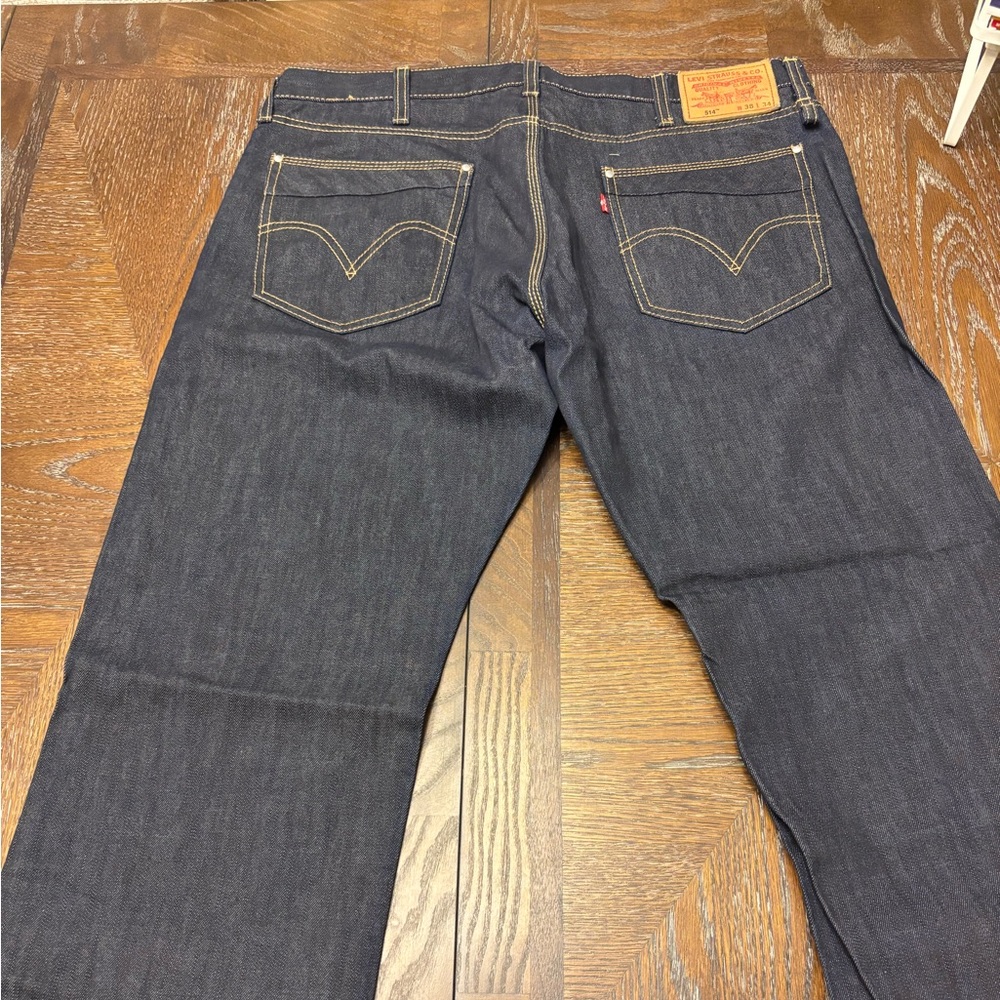 Levi 514s Blue Jeans Mens Size 38x34